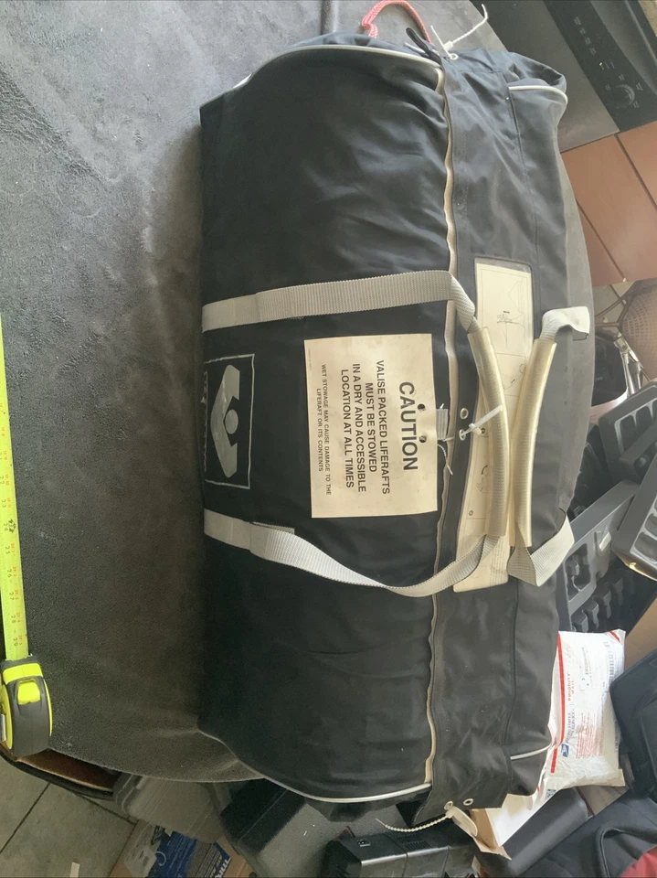 Viking 6 Person Life Raft….may Need Repacking….see Pics - Image 1 of 4