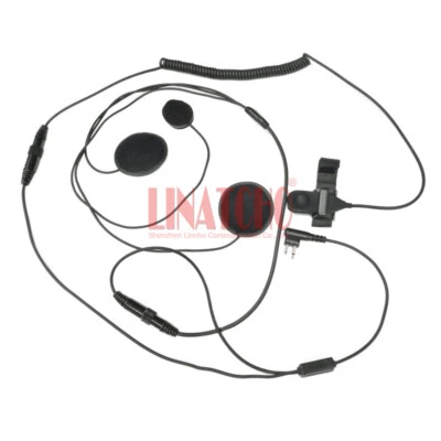 Finger PTT Motorcycle Helmet Headset Mic for GP300 GP68 GP88 SP21 Walkie Talkie - Image 1 of 4