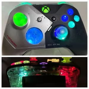 Controller Cyberpunk Microsoft Xbox One - con mod LED personalizzata - ottimo REGALO - Foto 1 di 8