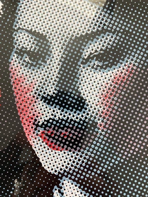 Prendedor de seguridad neón salvaje arte pop Miss Wong Tretchikoff serigrafía - A3 - Nuevo Foto 1 de 4