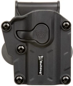 Bulldog Cases Max Multi-Fit Polymer Holster w/ Paddle Left Hand Black - MX-001L - Picture 1 of 2