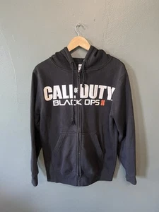 Call of Duty Black OPs 2 Sweatshirt Mens Medium Full Zip Hoodie Official 2012 - Picture 1 of 3