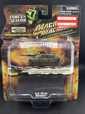 2006 Forces of Valor Macho Machines US M1A1 ABRAMS super camo very nice tank - Image 1 of 4