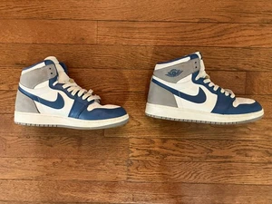 Jordan Retro 1 High OG True Blue (GS) Size 6Y Preowned - Picture 1 of 7