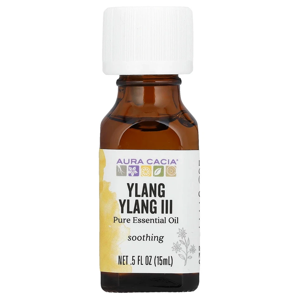 Aura Cacia Pure Essential Oil Ylang 0.5 FL Oz