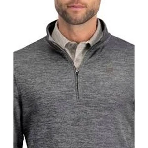 The Hamptons Long Beach Quarter Zip Pullover Sweatshirt XXL 2XL Heather Gray - Picture 1 of 13
