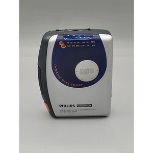 Philips Magnavox AQ6581 Radio Estéreo Reproductor de Cassette DBB Parada Automática Probado - Imagen 1 de 5