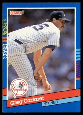 1991 Donruss Greg Cadaret New York Yankees #236 - Image 1 of 2