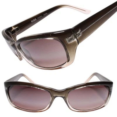 Высококачественные гладкие солнцезащитные очки в современном стиле прямоугольные зеленые - Изображение 1 из 3