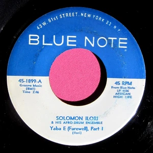 SOLOMON ILORI - Yaba E (Farewell) - clean 45 rpm - Blue Note 1899 - Picture 1 of 2