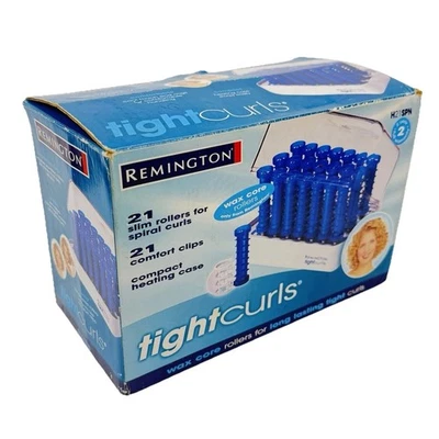 Rodillos calientes delgados con núcleo de cera Remington Tight Curls H21SPN (clips NO incluidos) Foto 1 de 4