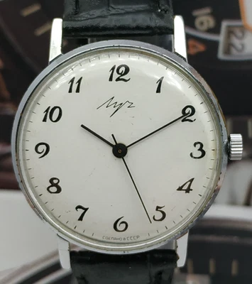 Reloj Hombre Ultra Delgado Vintage Luch URSS Mecánico 2209 REVISADO Soviético Años 70 ⭐ Foto 1 de 4