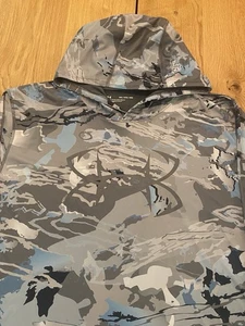 Under Armour Herren Iso-chill Shore Break Camo Hoodie Shirt 3XL blau grau Fisch - Bild 1 von 10