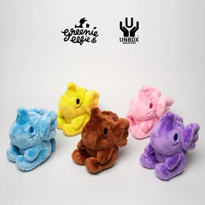 UNBOX ELFIE SURPRISE PUFF BLIND BOX 6 Packs Plush Pendant 15cm New In Stock - Picture 1 of 8