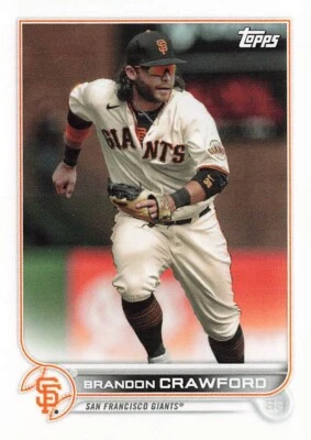 2022 Topps Mini - Brandon Crawford - #117 Giants - Image 1 of 2