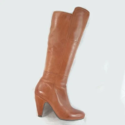 Miz Mooz Women's Y2K  Knee High Boots  Brown Leather Size 6 - Image 1 of 4