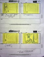 CAMP LAZLO Signed RICK FARMOLOE Hand Drawn PARENTS DAY Storyboard Page 7