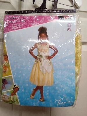Disfraz de Princesa Disney Clásico Tiana para Niñas MEDIANO 7-8 Foto 1 de 3