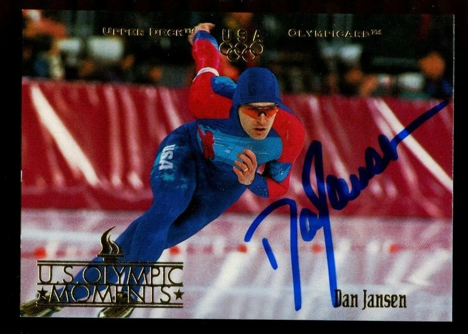 Dan Jansen #78 signed autograph auto 1996 Upper Deck Olympic Trading Card - Image 1 of 1