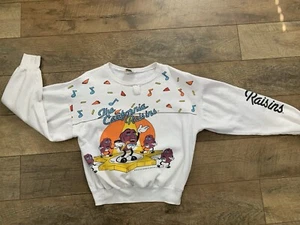 Vintage 1988 California Raisins Sweatshirt - B.J. Frog -Sz M - Made In USA - Picture 1 of 12
