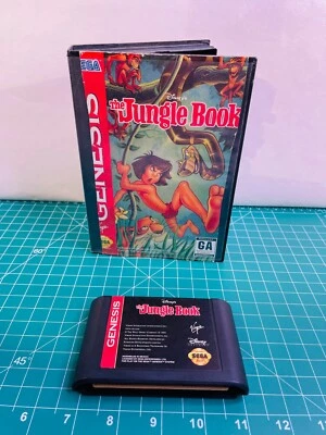 El Libro de la Selva (Sega Genesis, 1995) Estuche y Juego Disney Probado Funcionando Foto 1 de 4