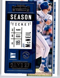 2020 Contenders Jeff McNeil MLB Base Card PWE Mets #100 - Picture 1 of 2