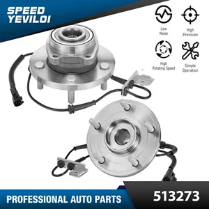 Pair Front Wheel Hub Bearing for 2002-2009 Chevy Trailblazer GMC Envoy Saab 9-7x - Picture 1 of 8