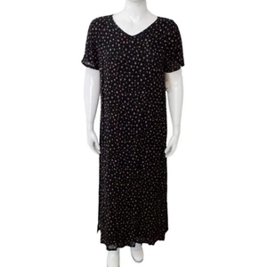 NWT Vintage 90's Y2K Maxi Dress Women's Size Medium Whimsygoth Fairy Goth New - Picture 1 of 5