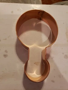 BRAMAN Heavy Copper   Baby Rattle  Cookie Cutter  - Picture 1 of 5