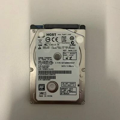 Hitachi Z5K500-320 320GB 2.5" SATA HDD 5400RPM 3GB/s 8MB 0J23353 HTE545032A7E380 - Image 1 of 2
