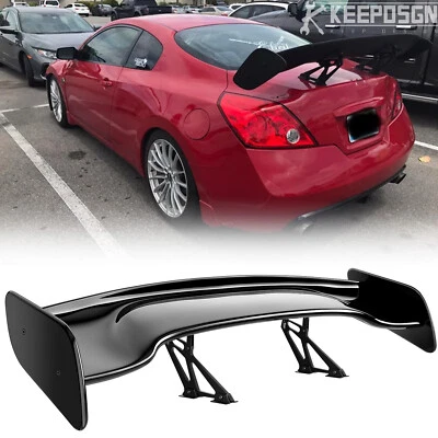 For Nissan Altima Coupe 46" Rear Trunk Spoiler Racing GT Wing Gloss Black - Image 1 of 4