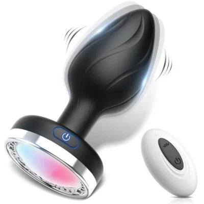 Anal Vibrator Dildo Plug Vibration Prostata Buttplug Fernbedienung Sexspielzeug - Bild 1 von 4