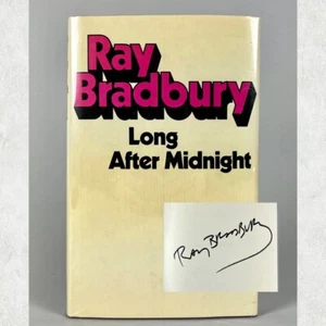 1977 SIGNIERT Long After Midnight Ray Bradbury 1st UK Edition HBDJ Sci Fi Fantasy - Bild 1 von 11