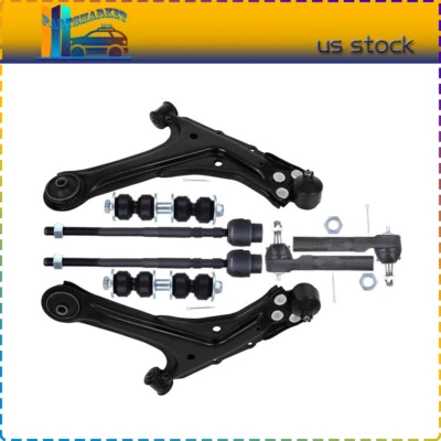 Fits Pontiac Sunfire 8Pcs Front Sway Bar Tie Rod End Control Arm And Ball Joint - Image 1 of 4