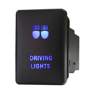 LUCES DE CONDUCCIÓN 920B Interruptor pulsador 12V OEM repuesto para Toyota Tacoma LED AZUL - Imagen 1 de 1