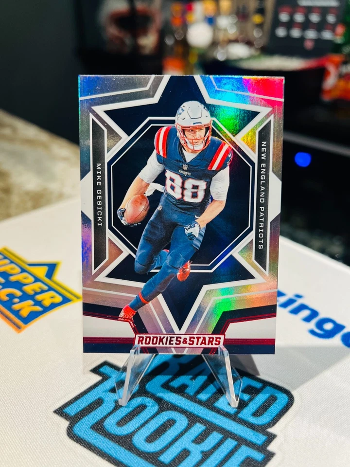 2023 Rookies & Stars LONGEVITY #71 MIKE GESICKI - NEW ENGLAND PATRIOTS - Image 1 of 2