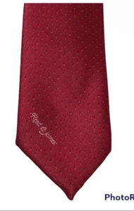 Tie Reed St. James Red Tie With Dot 100%Polyester - Picture 1 of 7