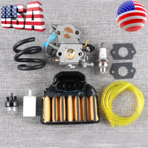 WTA29 Carburetor For Husqvarna 455 460 Rancher Jonsered CS2255 + Air Filter Bulb - Picture 1 of 6