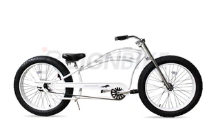 🔥Fat Tire 26" x 4 Chopper Style Stretch Beach Cruiser Bicycle Coaster brake 🔥 - Picture 1 of 4
