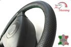FOR LINCOLN TOWN CAR 96-02 BLACK PERF LEATHER STEERING WHEEL COVER DARK GREEN ST