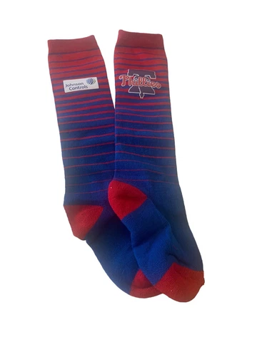 Phillies Socks 15" Medium sized  7" Heel To Toe New in Package Cover