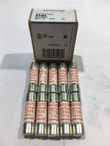 OTM4 FERRAZ SHAWMUT MERSEN OTM4 OTM 4A 250V One-Time Fuse JPSF547 Pack of 1/5/10 - Picture 1 of 4