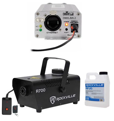 Chauvet DJ DMX-AN2 DMX to Art-Net or Art-Net to DMX Converter Interface+Fogger - Image 1 of 4