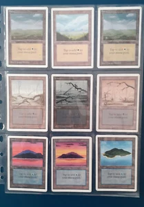 Magic the Gathering unlimited 9 Länder Plains, islands, swamps - Bild 1 von 2