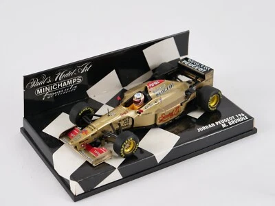 MINICHAMPS 1/43 Jordan Peugeot 196 Brundle 430 960012 430960012 - Immagine 1 di 4