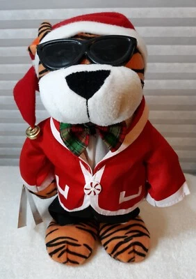 Chantilly Lane Musicals 12” Jingle Jangle Bengal Tiger Plush Dances, Sings NWT - Image 1 of 4