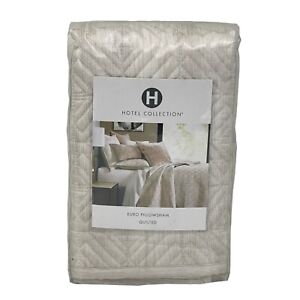Hotel Collection Woodrose Light Pink Quilted EURO Sham - $135