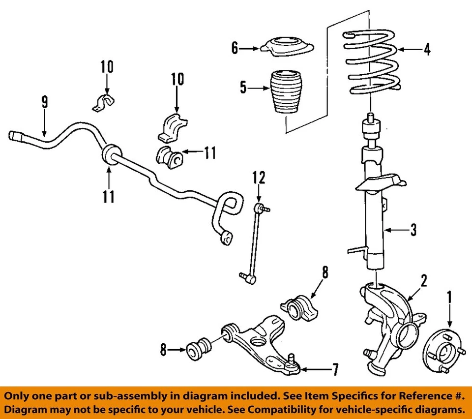 FORD OEM 05-09 Fivecientos Componentes Barra Estabilizadora-Eslabón Estabilizador 7F9Z5K484R Foto 1 de 1