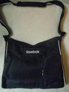 REEBOK Crossbody/Purse Black w/White Piping PERFECT for GYM or SHOPPING! - Picture 1 of 12
