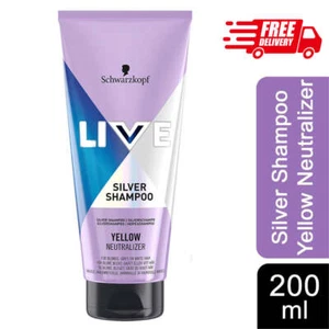 Schwarzkopf Live Anti-Yellow Silver Shampoo - 200ml - Picture 1 of 8